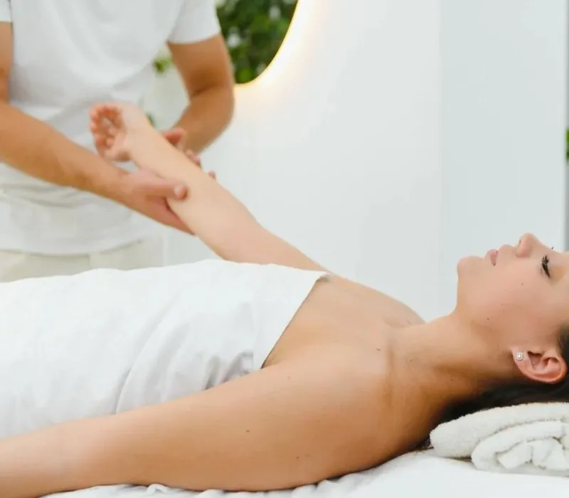 Manual Lymphatic Massage in Huddersfield — gentle, rhythmic movements to support lymph flow.